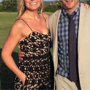 Club Monaco Bolari Black Lace Midi Dress